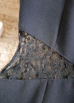 Платье миди с изысканными вырезами на талии от zara, размер xs**3 фото