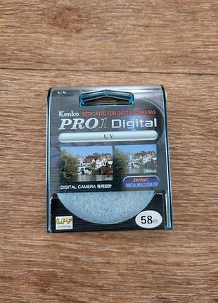 Светофильтр kenko pro1d digital uv 58mm