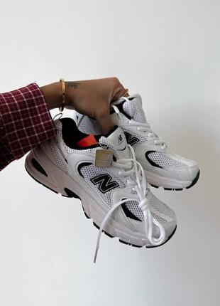 Жіночі кросівки nb 530 white/black premium