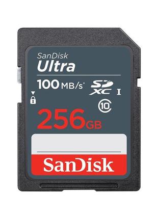 Sdhc (uhs-1) sandisk ultra 256gb class 10 (100mb/s)