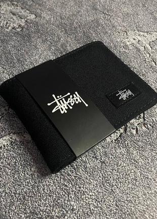 Гаманець stussy чорного кольору