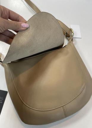 Мега стильна мякенька сумка з італійської натуральної шкіри5 фото