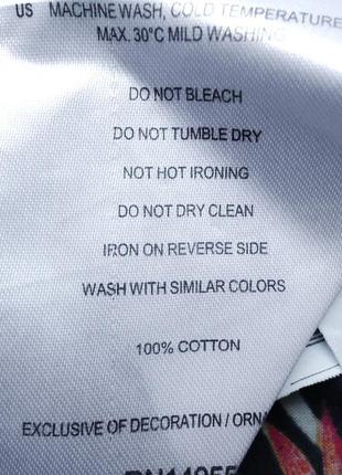 Сорочка гавайська fsbn slim fit cotton гавайка (m)8 фото
