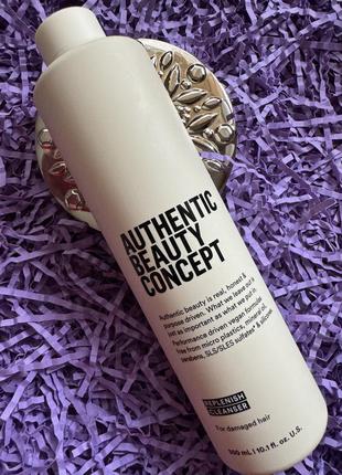 Восстанавливающий шампунь для поврежденных волос replenish authentic beauty concept, 300 ml