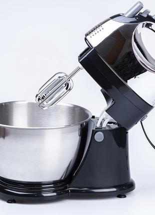 Міксер стаціонарний sokany kf-906cs stand mixer 500w 4l тістоміс `gr`