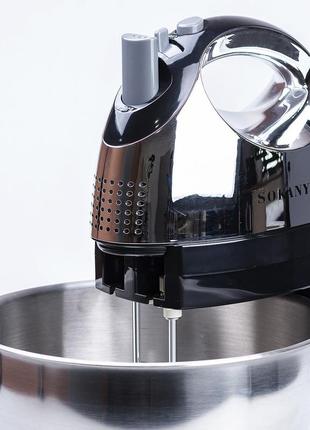 Міксер стаціонарний sokany kf-906cs stand mixer 500w 4l тістоміс `gr`5 фото