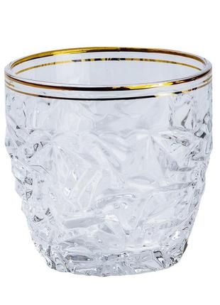 Склянка для води та соку низька скляна прозора `gr`2 фото