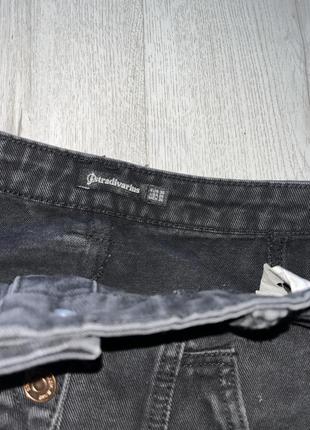 Джинсовая юбка stradivarius 36 размера в стиле zara2 фото