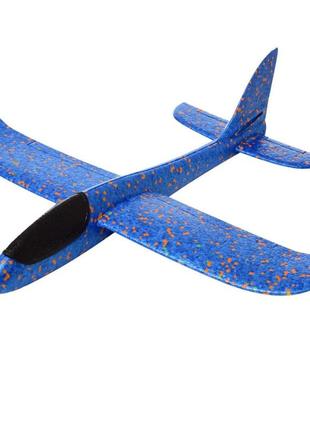 Самолет-бумеранг,трюкач метательный планер 35 см синий , лучшая цена