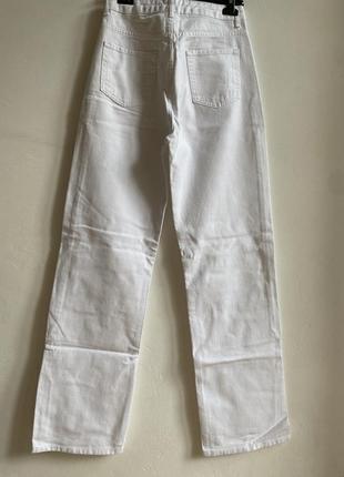 Прямые белые джинсы туречки2 фото
