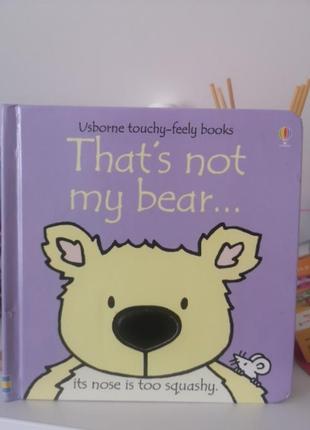 Тактильна розвиваюча книга про ведмедів  🐻