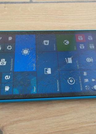 Microsoft lumia 640 xl (nokia) ds (rm-1067) blue №4227 на запчасти