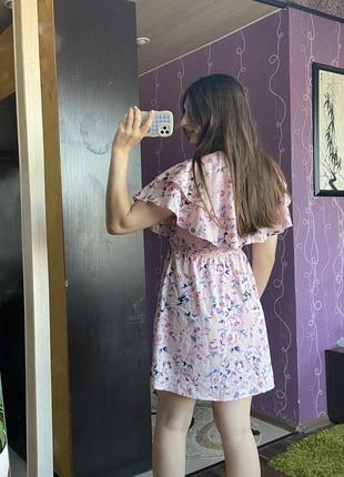 Літня сукня в квітковий принт5 фото