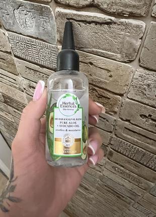 Масло для волос herbal essence+avacado