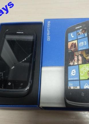 Nokia lumia 610 black №1079 на запчасти