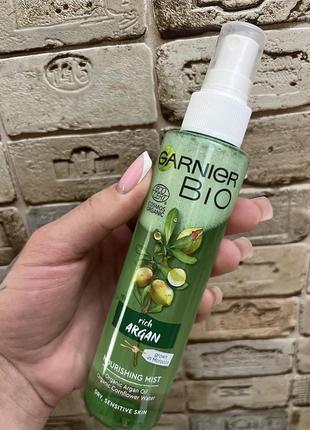 Питательный мист для лица и тела garnier bio