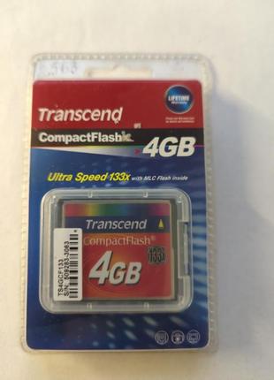 Compact flashcard 4gb 133x transcend