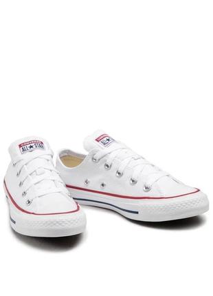 Белые конверсы converse all stars