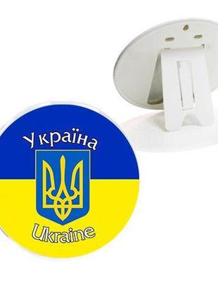 Рамка на подставке "украина" (диаметр: 6 см)