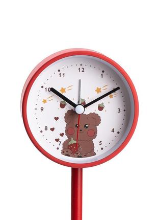 Часы будильник на батарейках детские часы с будильником маленькие настольные часы `gr`4 фото