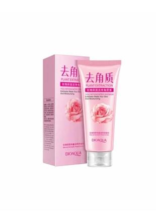 Пилинг-скатка для лица с экстрактом розы bioaqua plant extraction natural aromatic rose extract, 120 г.