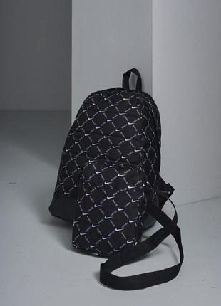 Комплект nike рюкзак матрац + барсетка чорний маленькі білі лого var2 `gr`