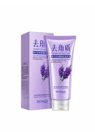 Пилинг-скатка для лица с экстрактом лаванды bioaqua plant extraction natural aromatic lavander extract, 120 г.