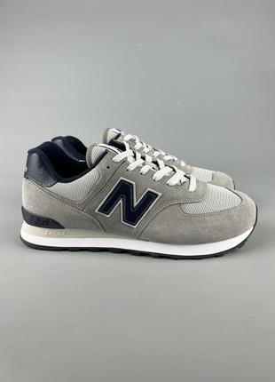 Чоловічі шкіряні кросівки new balance 574 оригінал