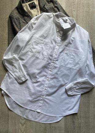 Next женская рубашка свободного кроя, рубашка оверсайз, рубашка в стиле кэжуал, блузка, блуза свободного кроя2 фото