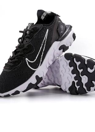 Кросівки найк nike nike react vision black white