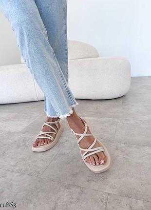 Босоножки натуральная кожа