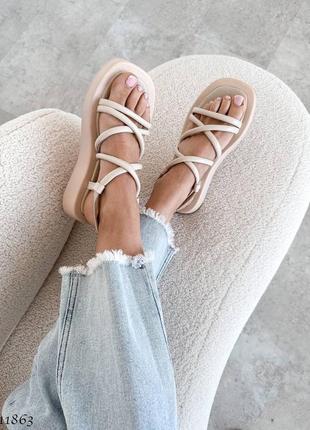 Босоножки натуральная кожа