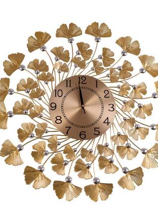 Годинник настінний великий оригінальний для вітальні декоративний годинник на стіну 60×60 см `gr`