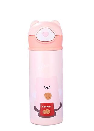 Термокружка детская beizhiming vacuum cup 420ml термос с поилкой `gr`