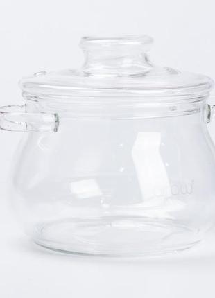 Кастрюля с крышкой 3 литра стеклянная arow распродажа `gr`3 фото