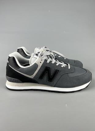 Мужские кожаные кроссовки new balance 574 оригинал