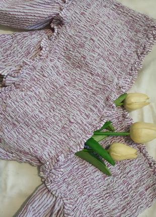 Топ блуза на резинке 4