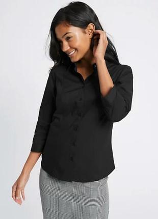 Рубашка базовая офисная от m&s collection, l, 14 euro, 42