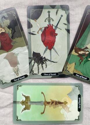 Гадальні карти таро темного лісу dark wood tarot колода ворожильних карт7 фото