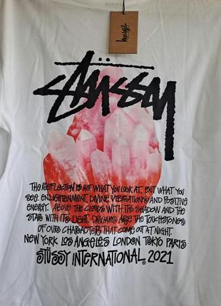 Stussy crystal t-shirt (футболка стуси стусси стусси стуссы тишка)3 фото