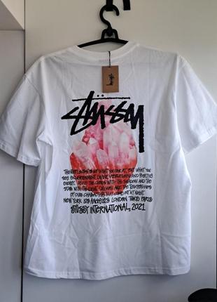 Stussy crystal t-shirt (футболка стусі стуси стуссі стусси тішка тишка)