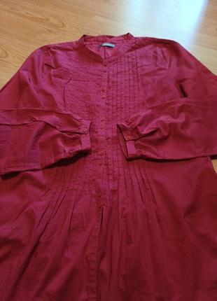Рубашка женская темно-красная south р.166 фото