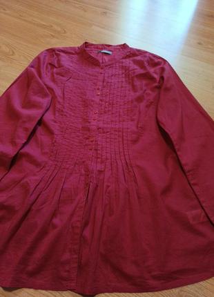 Рубашка женская темно-красная south р.167 фото