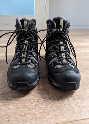 Чоловічі еревики salomon quest 4d gtx walking detroit/black, 44 трекінгове взуття