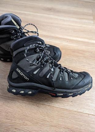 Чоловічі еревики salomon quest 4d gtx walking detroit/black, 44 трекінгове взуття