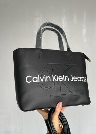 Сумка calvin klein jeans sculpted monogram #as5511 фото