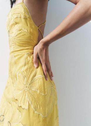 Плаття середньої довжини zw collection з вишивкою3 фото