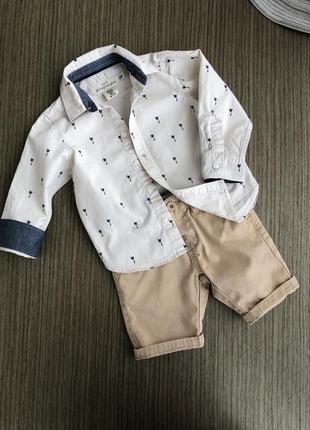 Святковий комплект 18-24 міс, шорти і сорочка на хлопчика