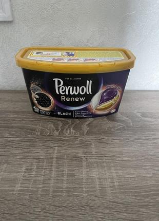 Капсулы для стирки perwoll renew black для темных и черных вещей1 фото