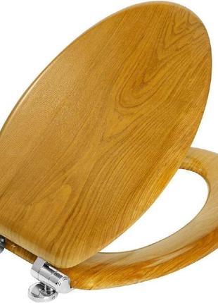 Сток сидіння унітаза angel shield wood veneer